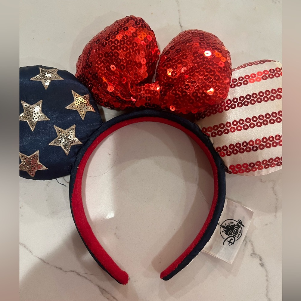 American Flag Mickey Mouse Ears - Adult Disney